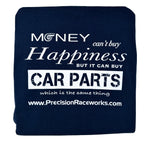 Precision Raceworks T-Shirt - "Money Can't Buy Happiness" (Navy) Back