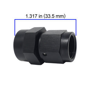 AN6 Female Flare to AN6 Female ORB Adapter