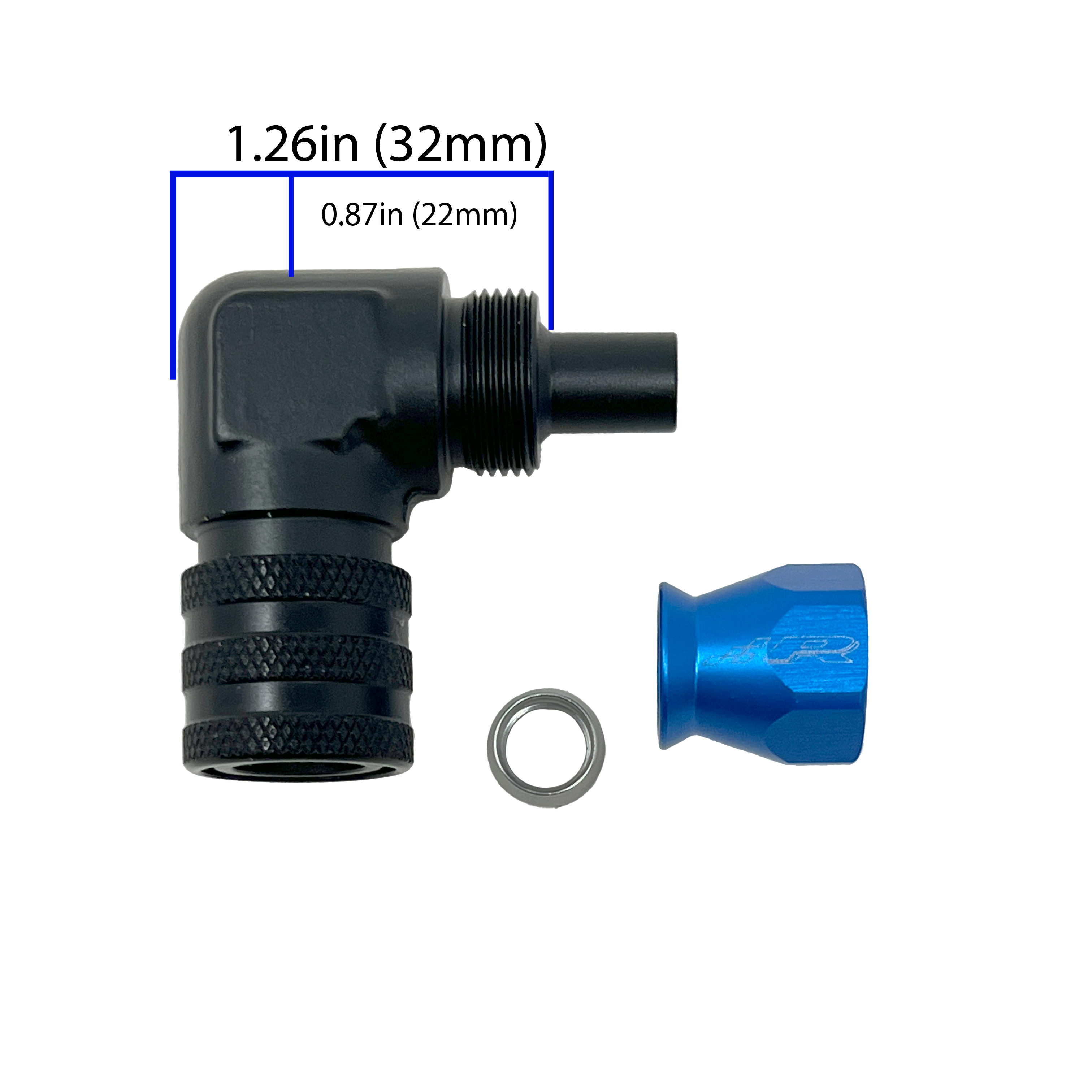 Euro-type filler adaptor 22mm (open)