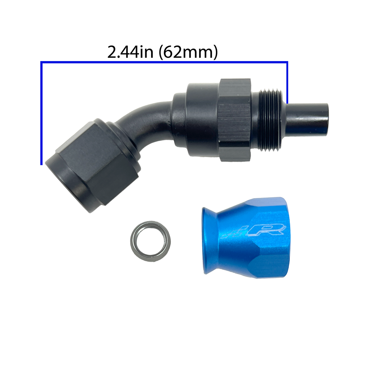 AN -6 (6AN AN6) 90 Degree 8mm 5/16 Barb Push on Hose Fitting In Stealth Black £10.49 - UK AN -6 (6AN AN6) 90 Degree 8mm 5/16 Barb Push on Hose Fitting In Stealth Black £10.49 - UK