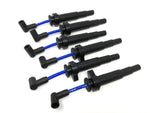 BMW N54 Replacement Spark Plug Wires - Blue & Black